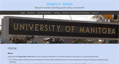 Desktop Screenshot of gregorymason.ca